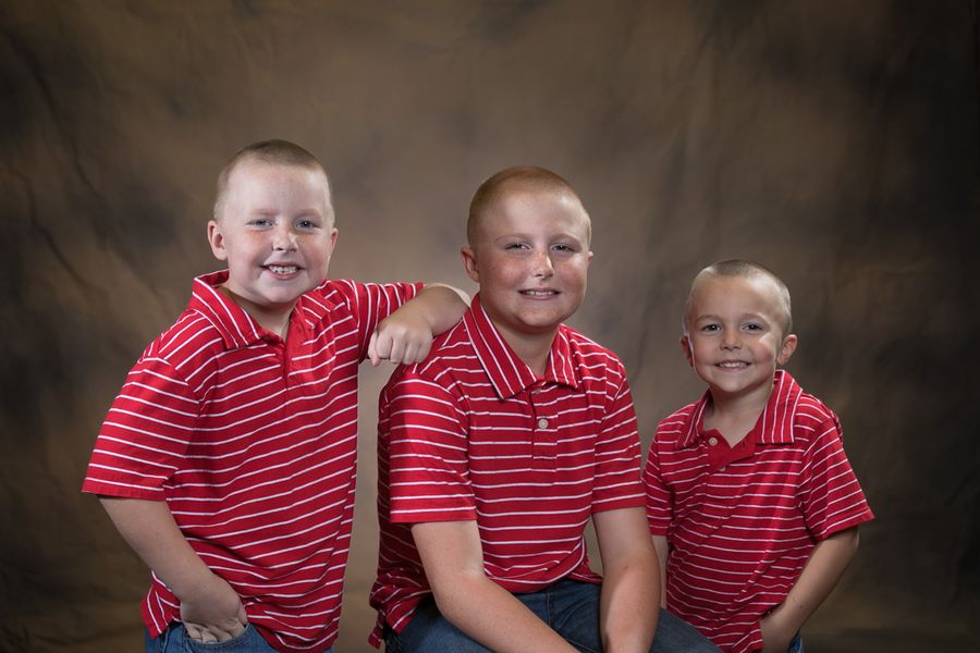 The three McGeorge boys