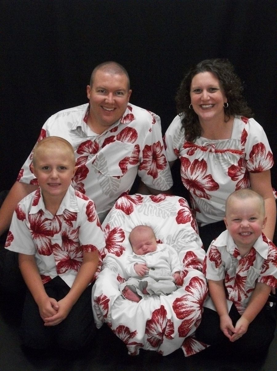 The McGeorge family in 2012